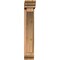 Ekena Millwork Thorton Traditional Smooth Bracket w/ Offset Brace, Western Red Cedar, 5 1/2"W x 20"D x 32"H BKT0604X20X32THR01SWR - alternate 2